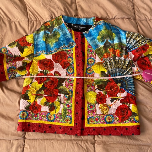 Dolce and Gabbana floral evening jacket size IT40 - Picture 7 of 14